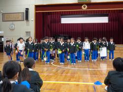 6年生を送る会の様子