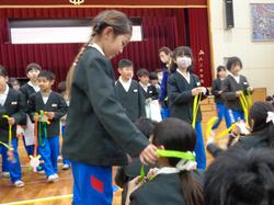 6年生を送る会の様子