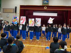 6年生を送る会の様子