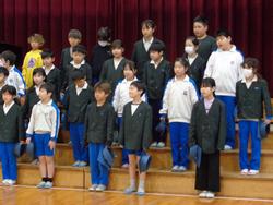 6年生を送る会の様子