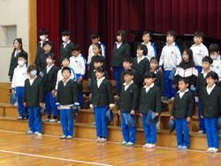 6年生を送る会の様子