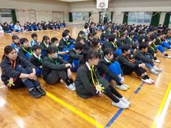 6年生を送る会の様子