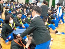 6年生を送る会の様子