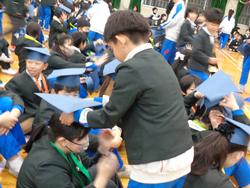 6年生を送る会の様子