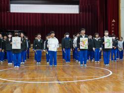 6年生を送る会の様子