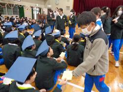 6年生を送る会の様子