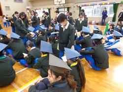 6年生を送る会の様子