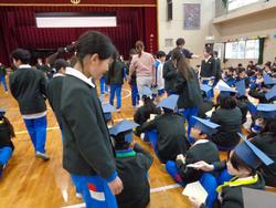 6年生を送る会の様子