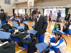 6年生を送る会の様子