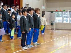 6年生を送る会の様子