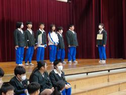 6年生を送る会の様子