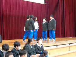 6年生を送る会の様子