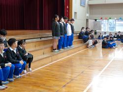 6年生を送る会の様子