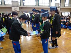 6年生を送る会の様子