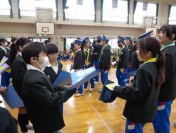 6年生を送る会の様子