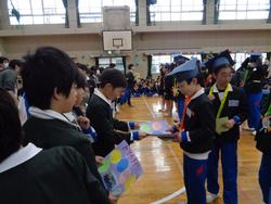 6年生を送る会の様子