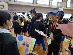 6年生を送る会の様子