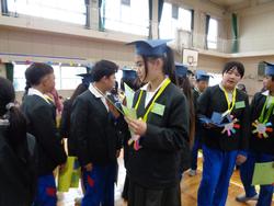 6年生を送る会の様子