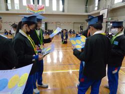 6年生を送る会の様子
