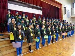 6年生を送る会の様子