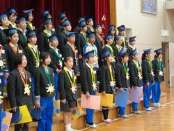 6年生を送る会の様子