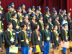 6年生を送る会の様子