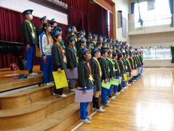 6年生を送る会の様子