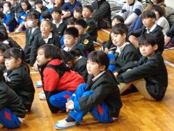 6年生を送る会の様子
