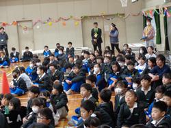 6年生を送る会の様子