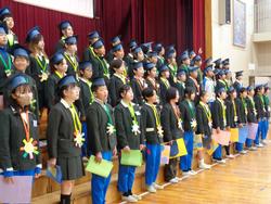 6年生を送る会の様子