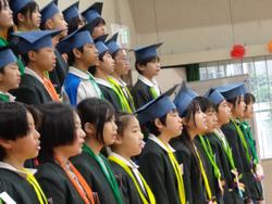 6年生を送る会の様子