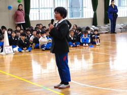 6年生を送る会の様子