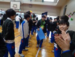 6年生を送る会の様子