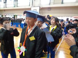 6年生を送る会の様子