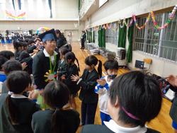 6年生を送る会の様子