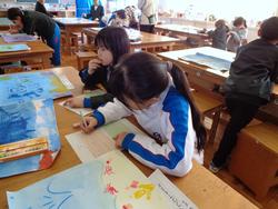 3年生図工の授業
