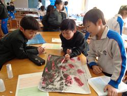 3年生図工の授業