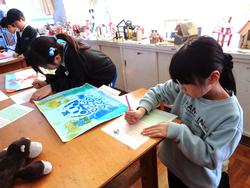 3年生図工の授業