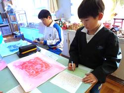 3年生図工の授業