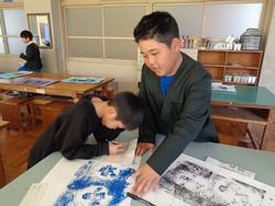 3年生図工の授業