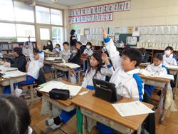 4年生理科の授業