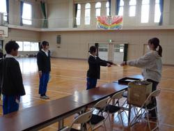 6年生卒業式の練習