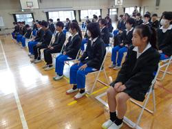 6年生卒業式の練習