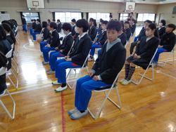 6年生卒業式の練習