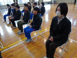 6年生卒業式の練習