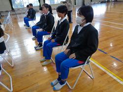 6年生卒業式の練習