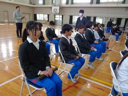 6年生卒業式の練習