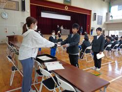 6年生卒業式の練習