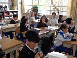 2年生国語の授業