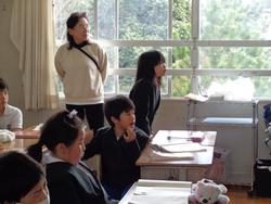 2年生国語の授業